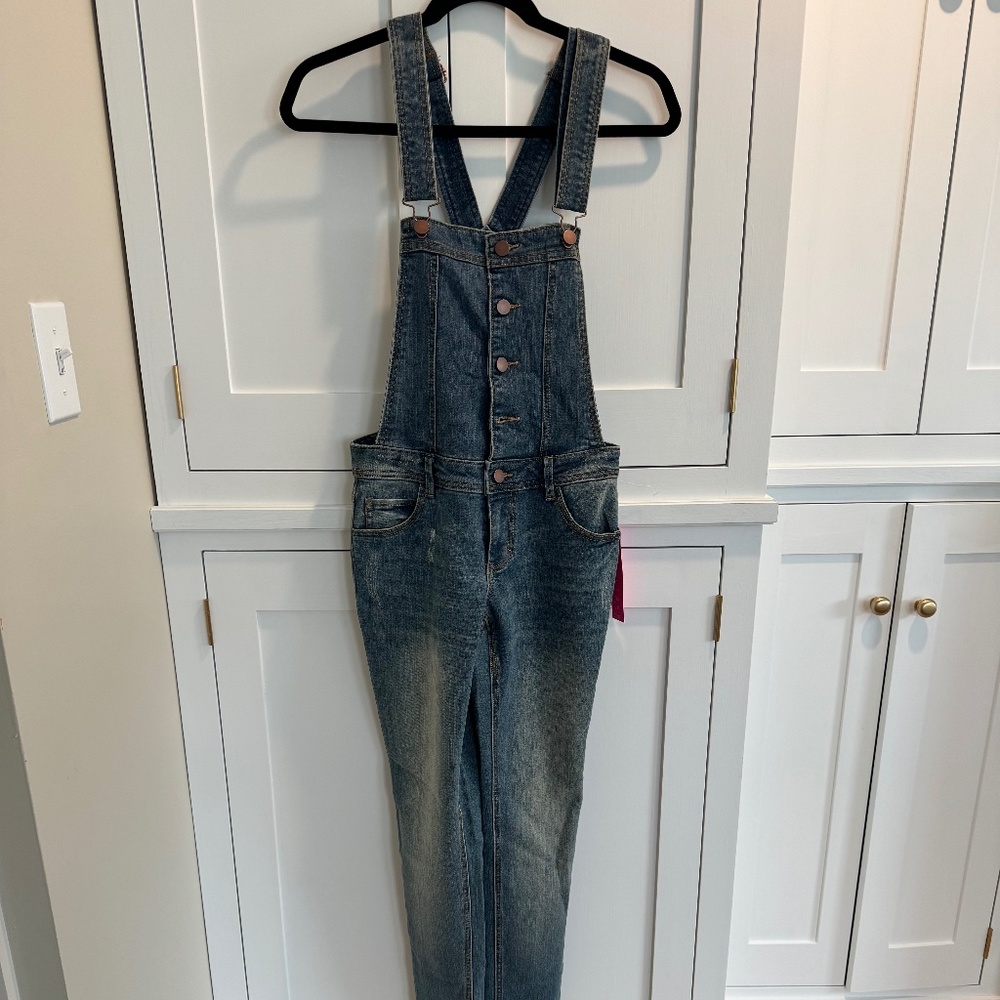Tinseltown Denim Overalls, NWT, Size XS